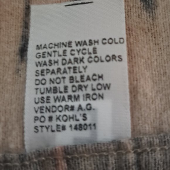 WOODS & WATER Outfitters Men's Co Tan Aztec Tribal Sothwestern Long Sleeve Sz Lg - Picture 6 of 7